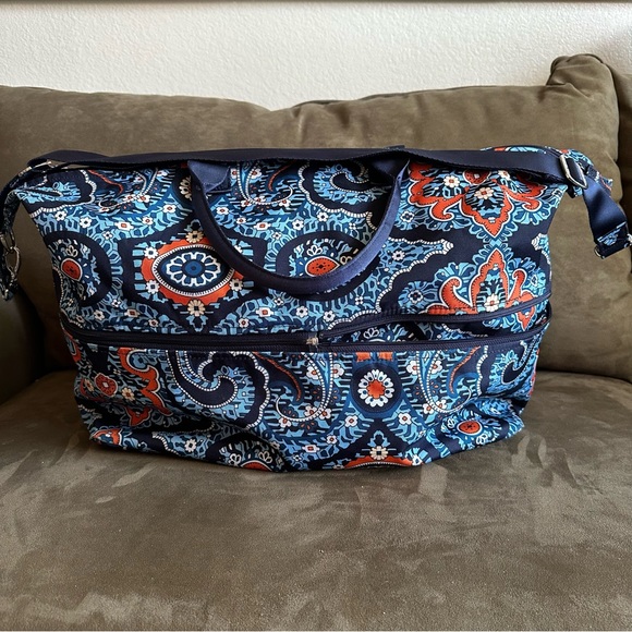 Vera Bradley Marrakesh Large Expandable Duffle Weekender Bag - Picture 4 of 15